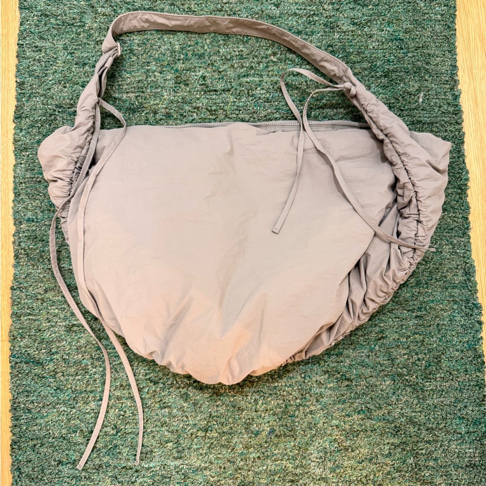 COS Grey Ruched Crossbody Bag